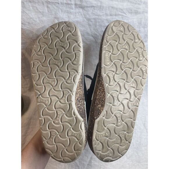 Birkenstock Santa Cruz Women's Size 6-6.5 (EU 37) Fit Navy Canvas Lace Up Shoes - Picture 9 of 12